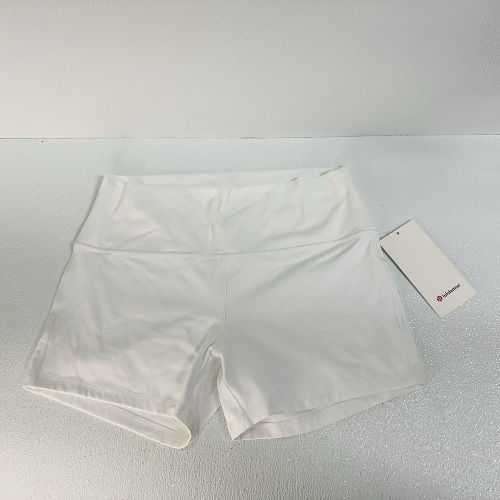 Lululemon Align Women's High-Rise Short 4 Inch Size 14 NWT White